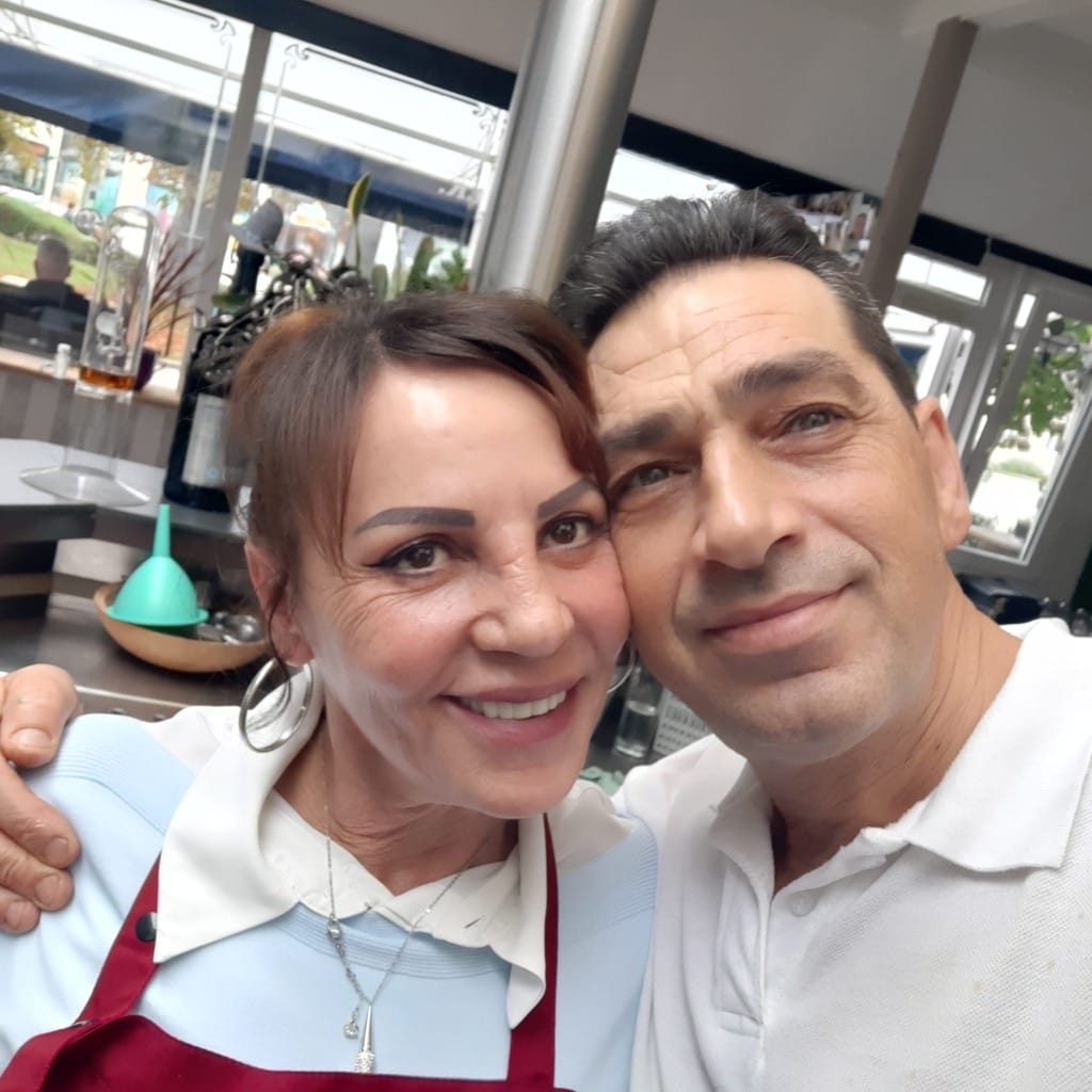 Maurizio und Anna im Pavillon